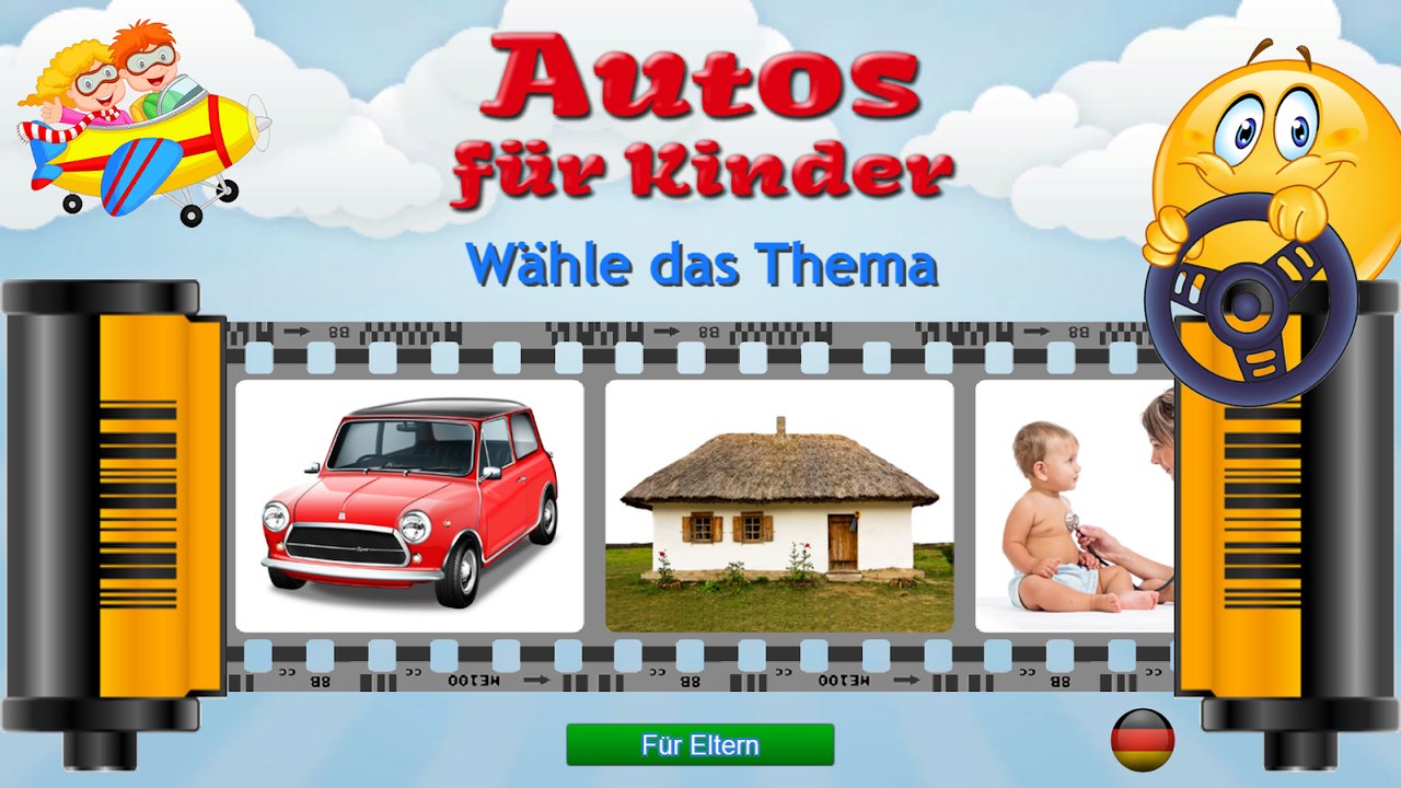 Deutsche Themenauswahl mit Autos und Fahrzeugen