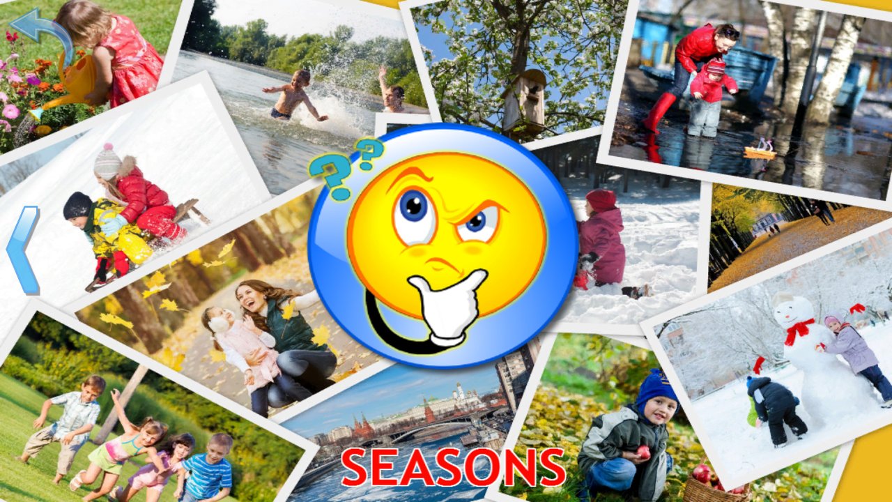 Picture quiz about the four seasons