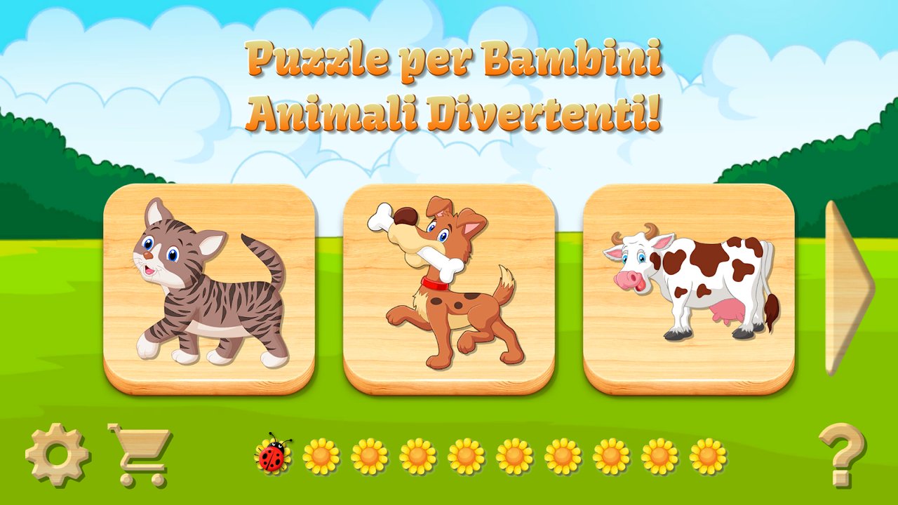 Puzzle per bambini piccoli — schermata 1